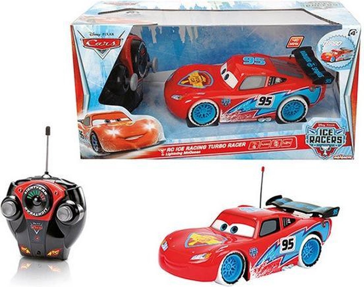 Majorette Afstandsbediening rc Ice Rac Turbo Light Mcqueen 1:24