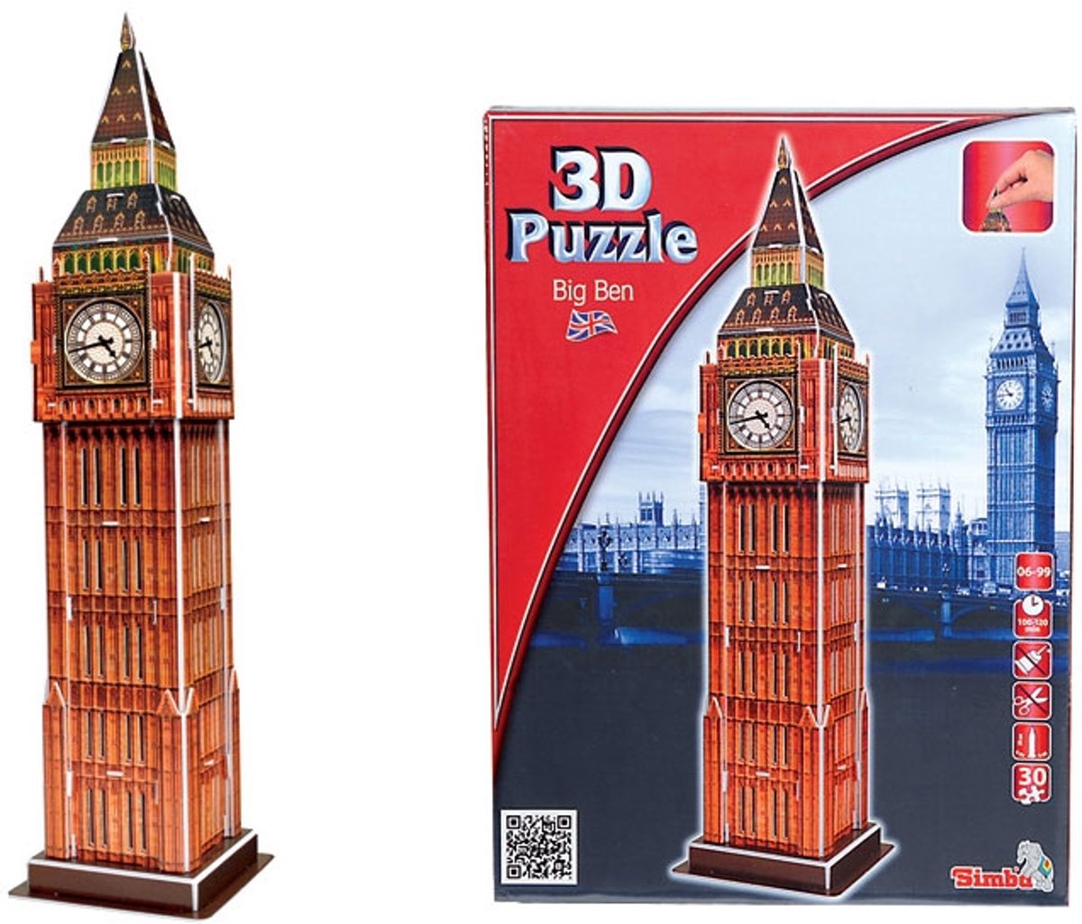 Simba 3d puzzel big ben