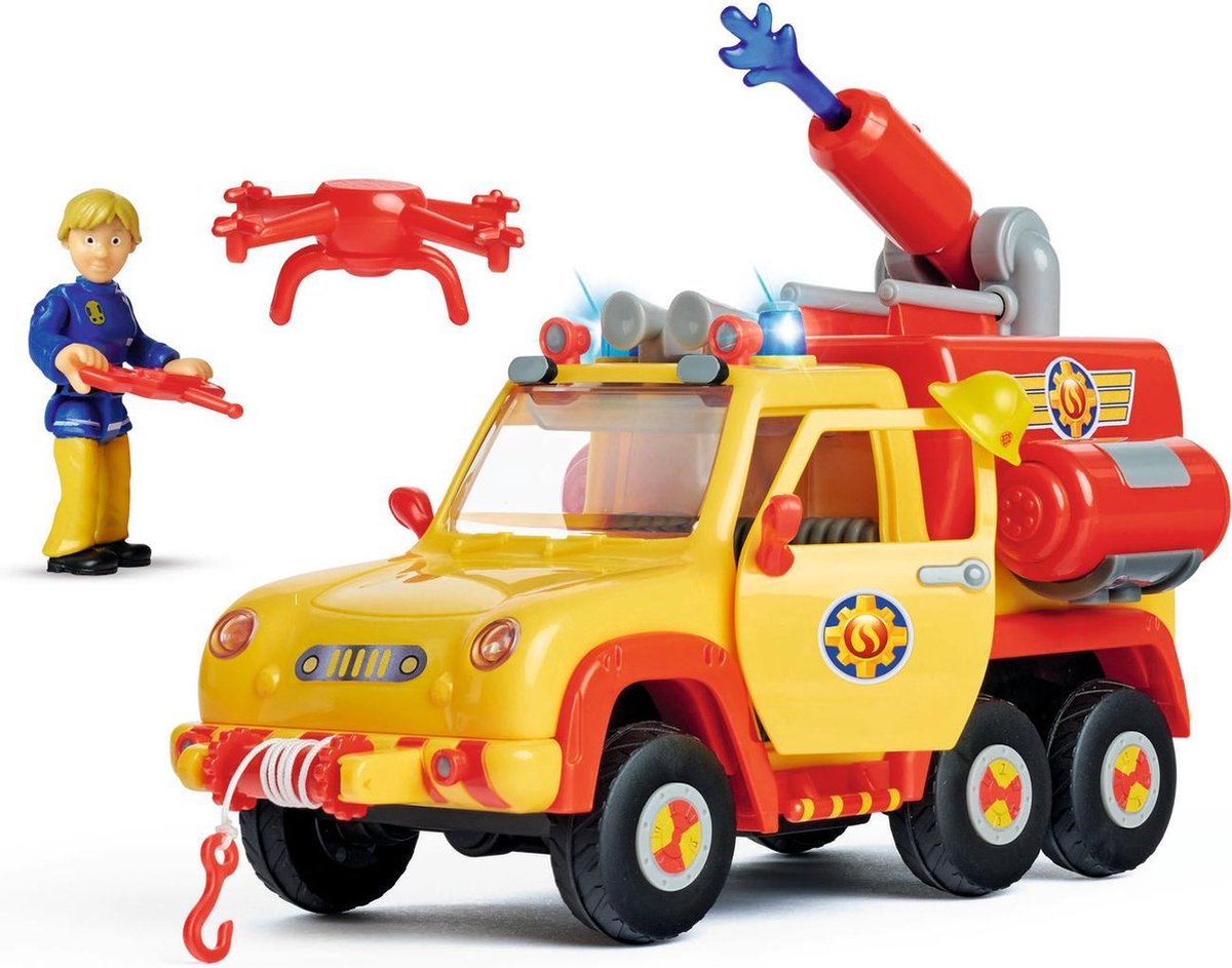 Brandweerman Sam Brandweerauto Venus 2.0  met figuur - Speelgoedvoertuig - vanaf 3 jaar