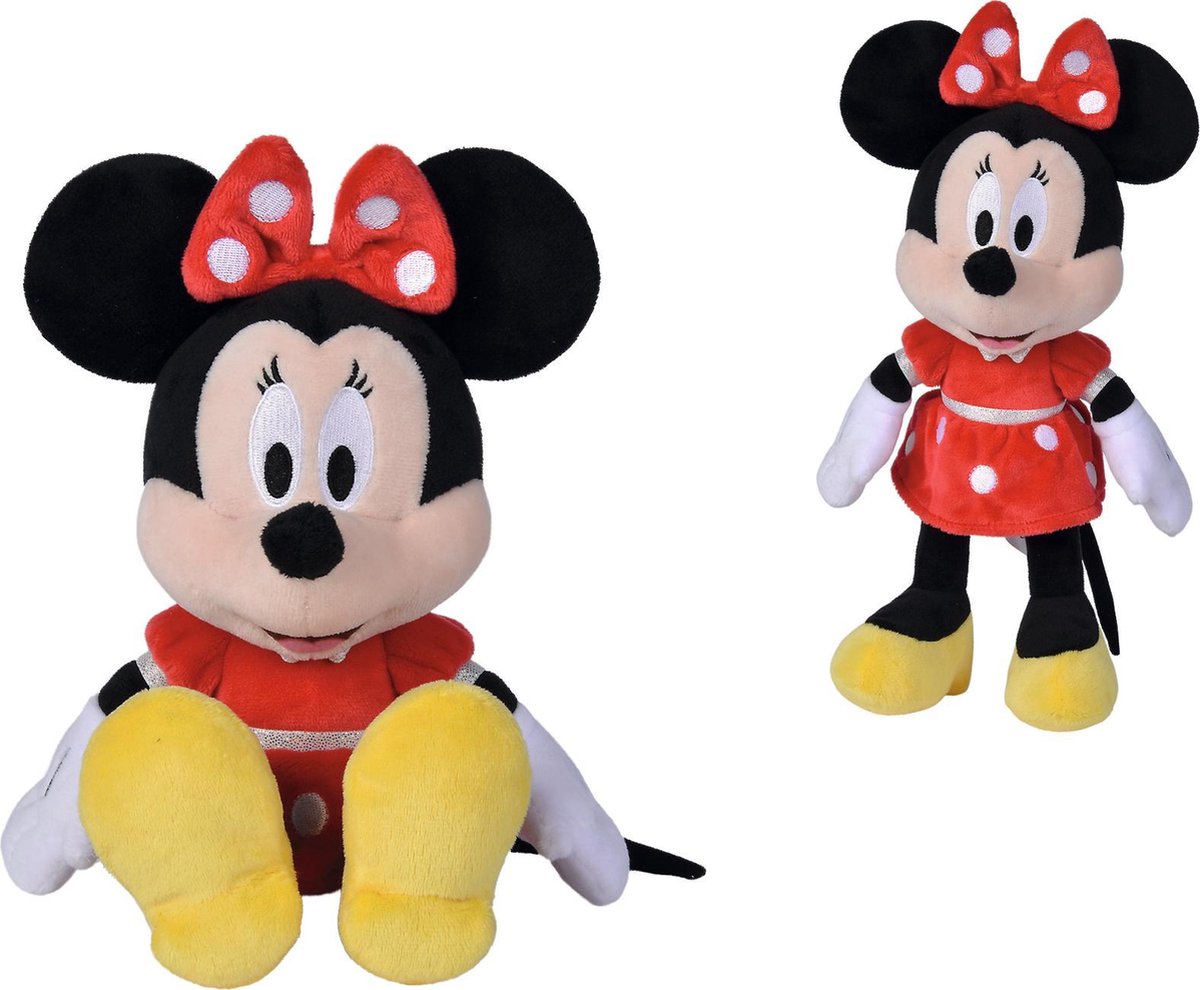 Disney - Minnie Red Dress 25cm - Knuffel