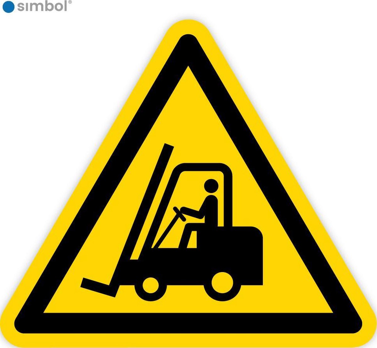 Simbol - Stickers Transportvoertuigen - Heftrucks (W014) - Duurzame Kwaliteit - Formaat ▲ 25 x 25 x 25 cm.