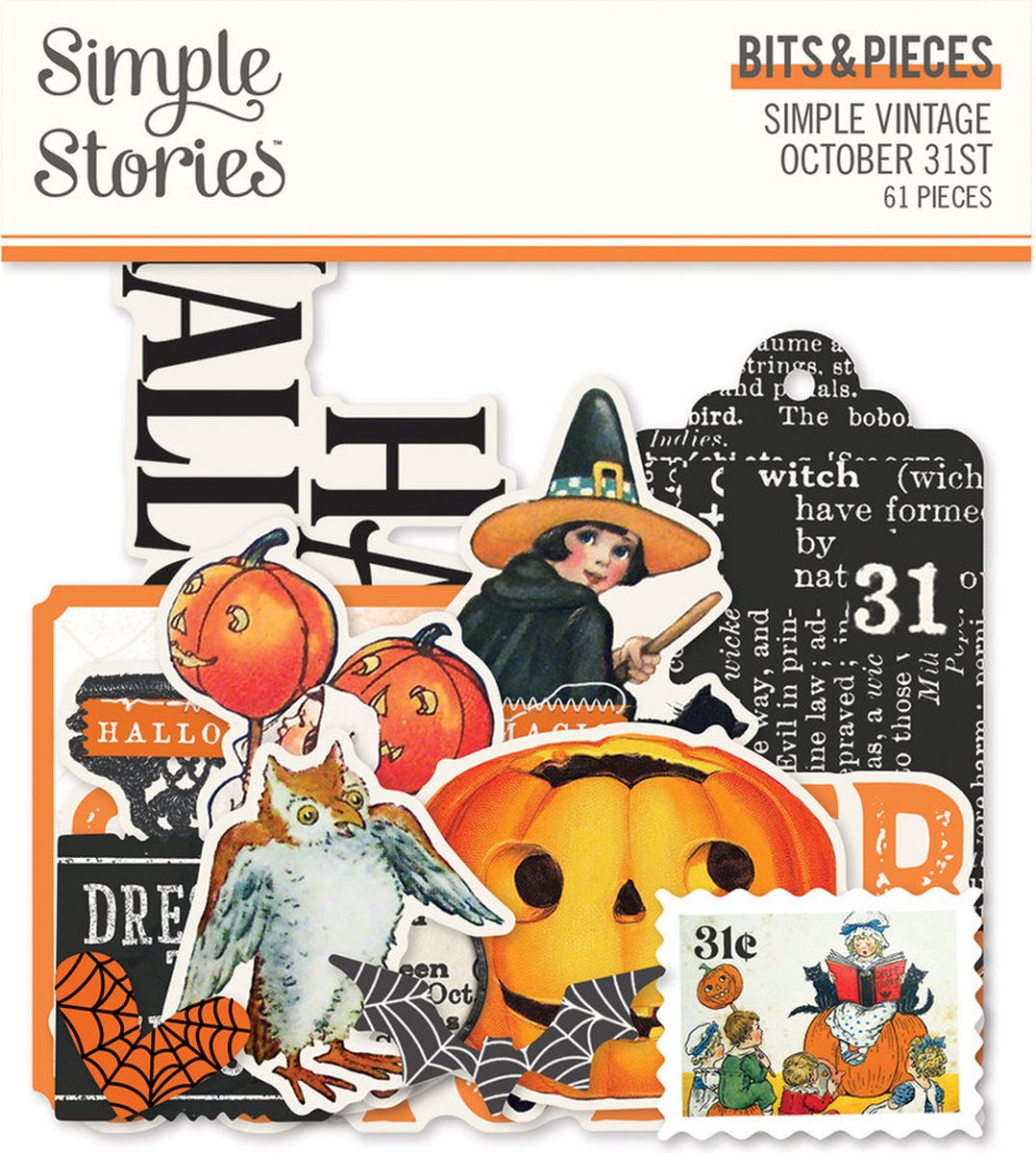 Simple Stories - Simple Vintage October 31st Bits & Pieces (18621)