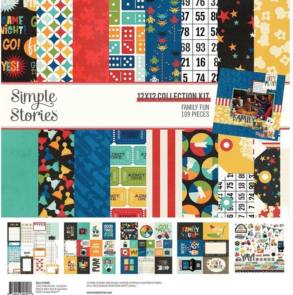 Simple Stories Family Fun Collection Kit (15600)