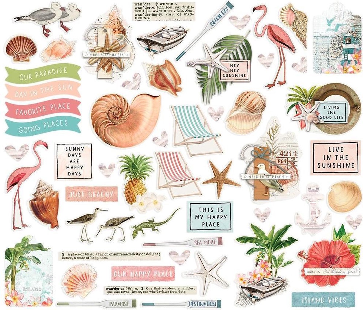 Simple Stories Simple Vintage Coastal Bits & Pieces (12717)