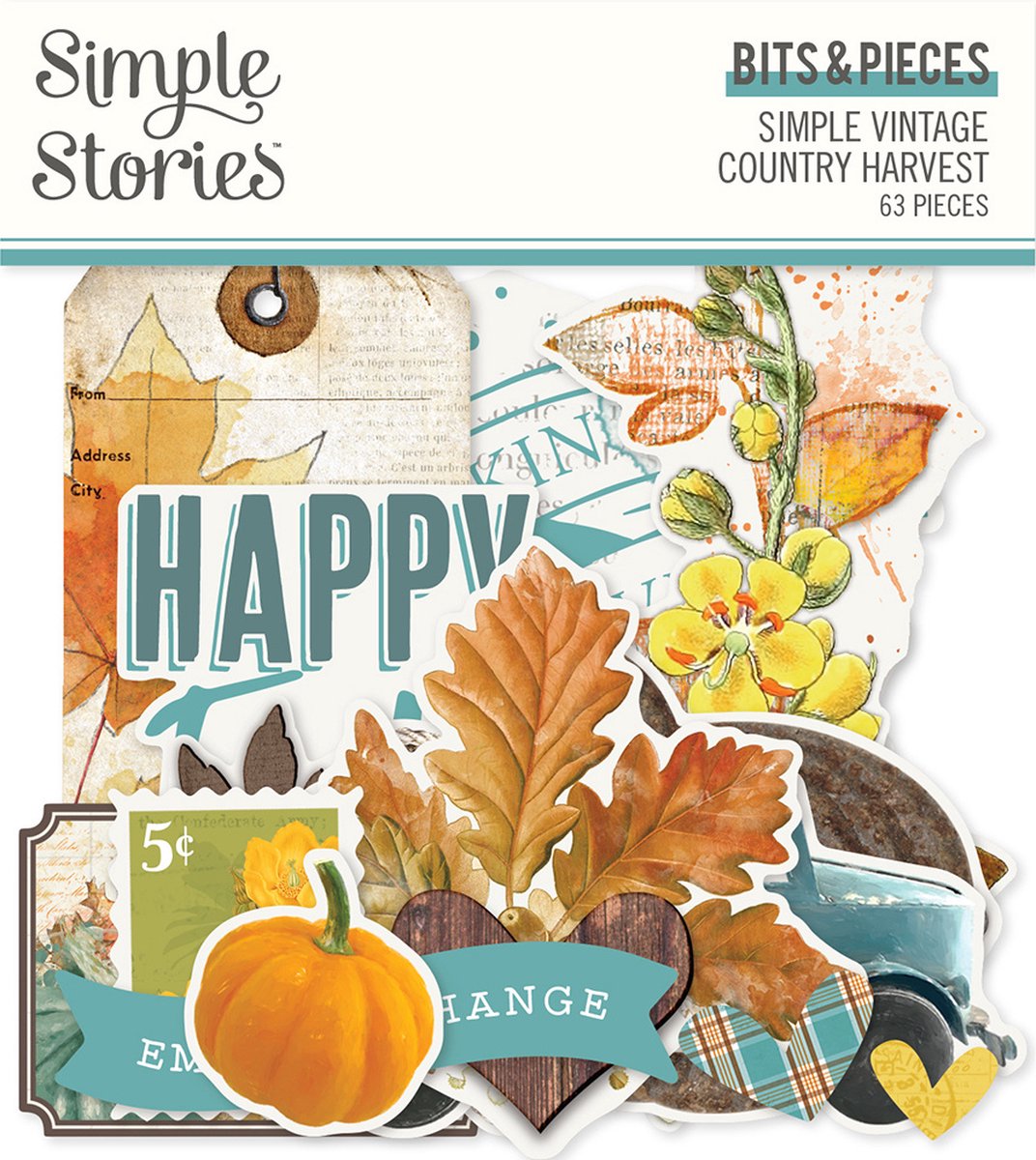 Simple Stories Simple Vintage Country Harvest Bits & Pieces (16321)