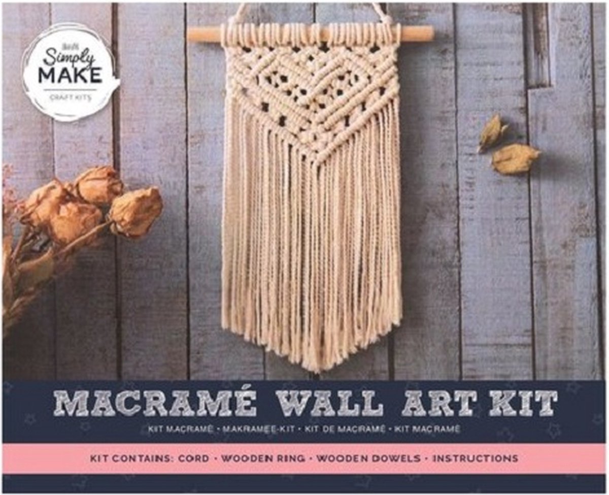 Simply Make - Macrame Wall Art Kit (DSM 106101)