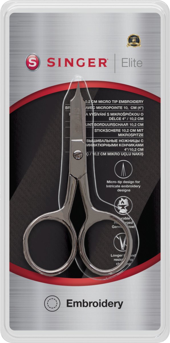 Singer Boduur schaar curved