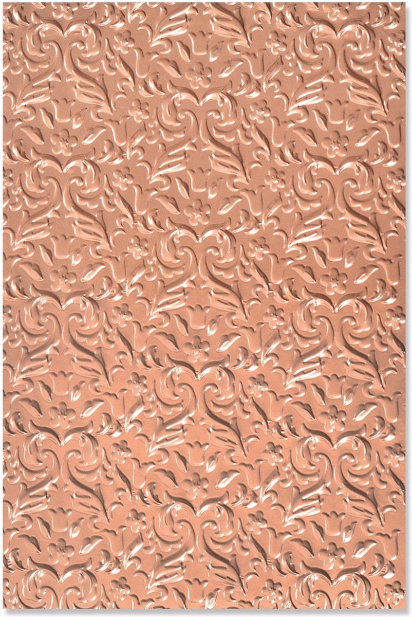 Sizzix Embossing Folder - Multi-Level Textured Impressions - Floral flourishes