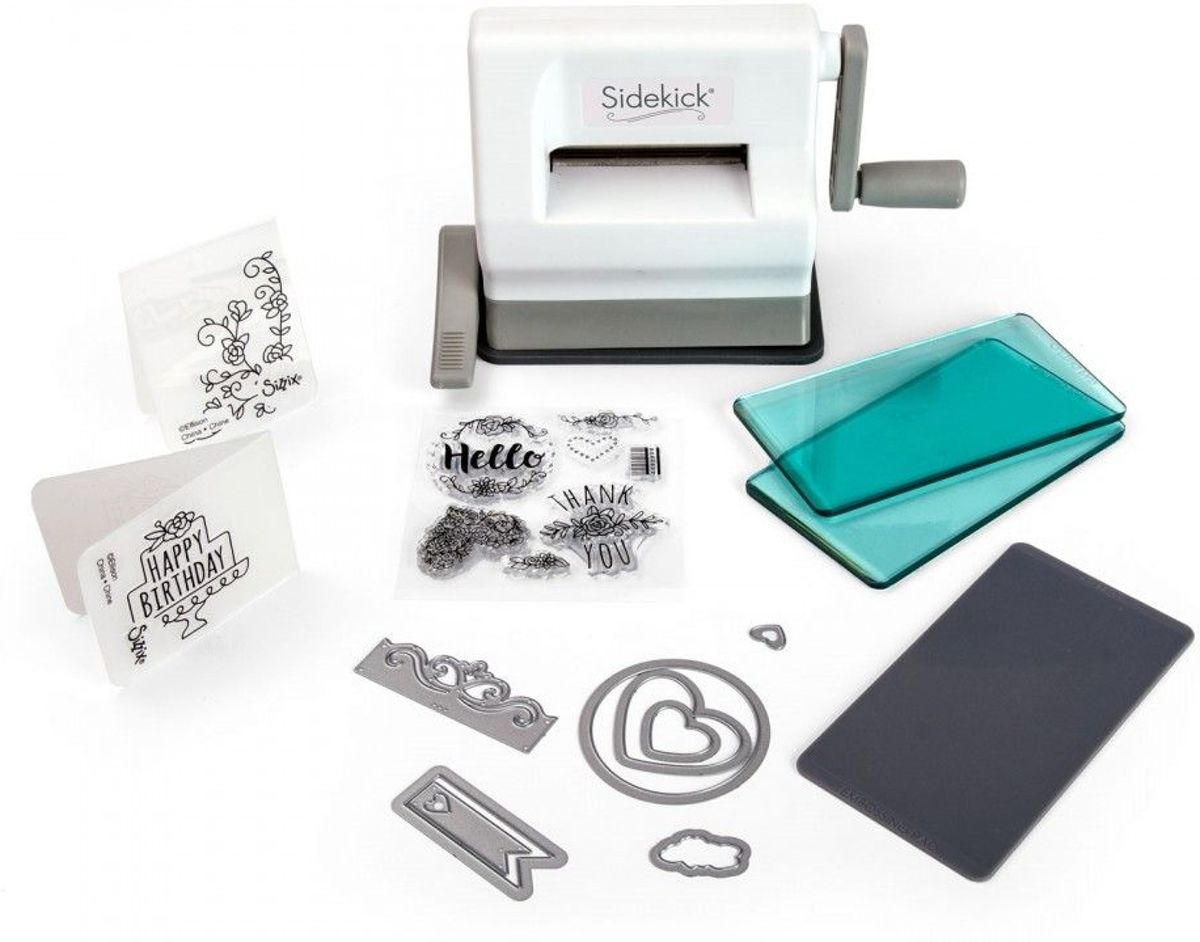 Sizzix Sidekick - Starter Kit White & Gray 661770