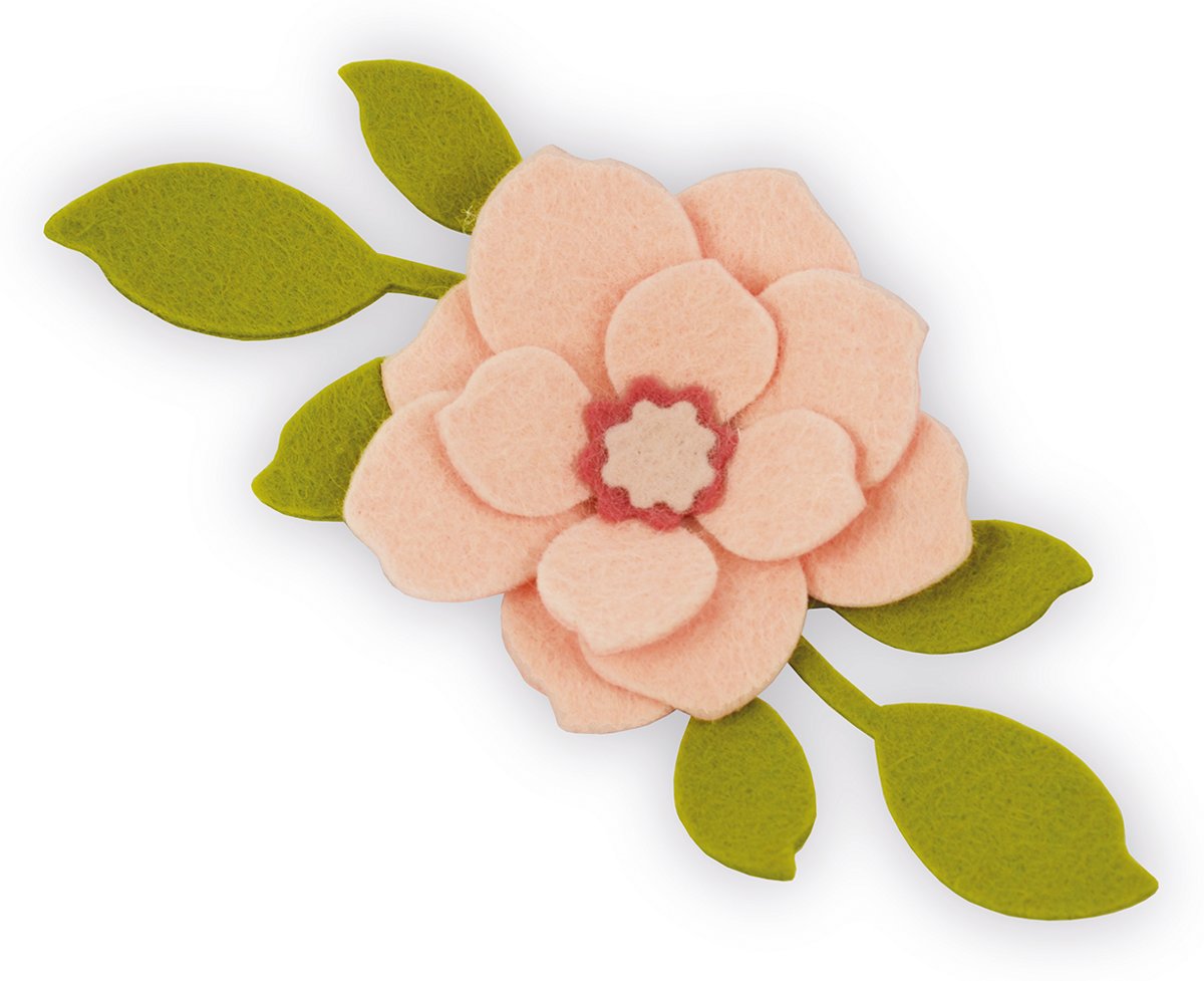 Sizzix bigz Die Asian Flower ontworpen door Debi Potter