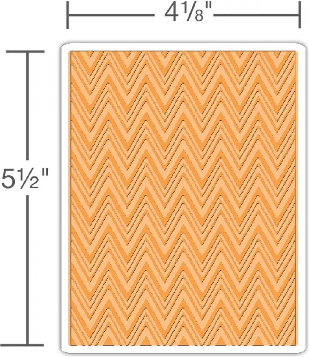 Texture Fades Zig Zag Embossing Folder (660972)