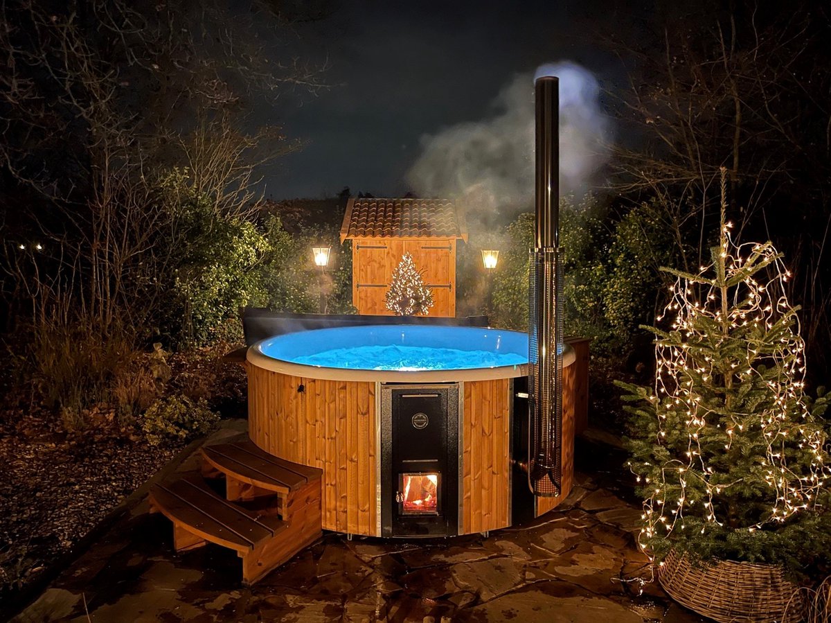     Rojal Dualburn Ø 190 hottub met geïntegreerde kachel