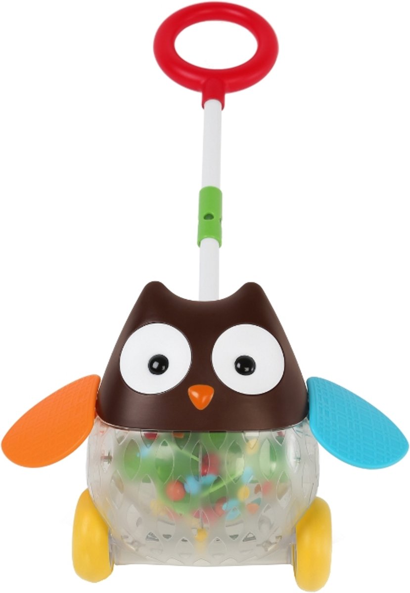 Popper push toy owl