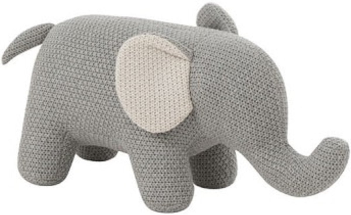 SKWOON Olifant Knuffel in Katoen Small H23xB20 cm