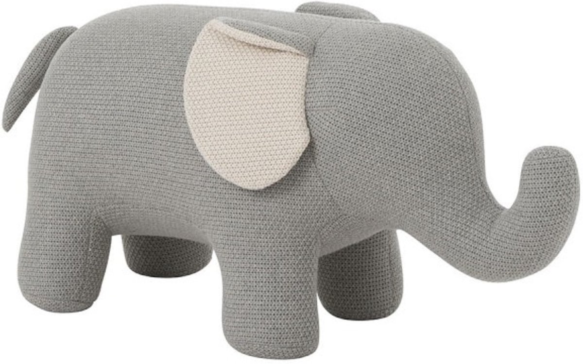 Skwoon Olifant Knuffel in Katoen Large 86x36x45cm