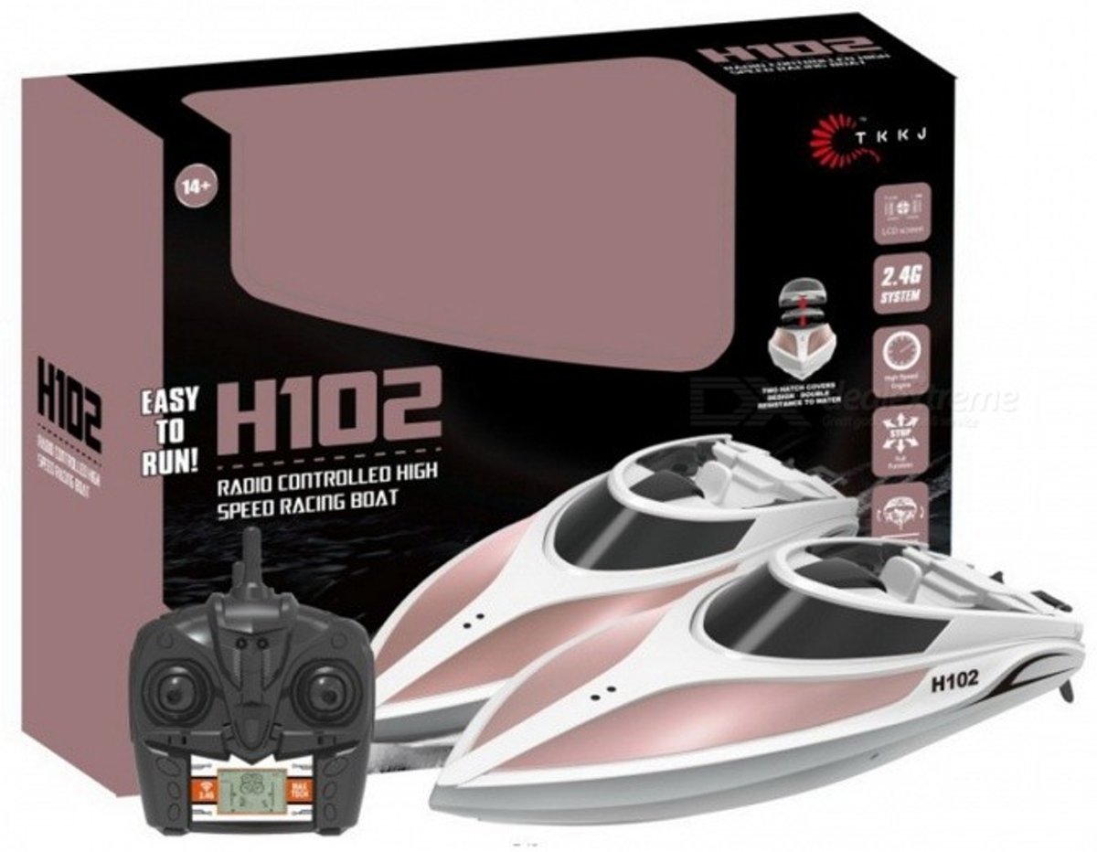 RC Boot H102- High Speed racing boot 2.4GHZ - SPEED 33KM