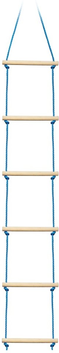   Ninja-touwladder 2,5 Meter Blauw