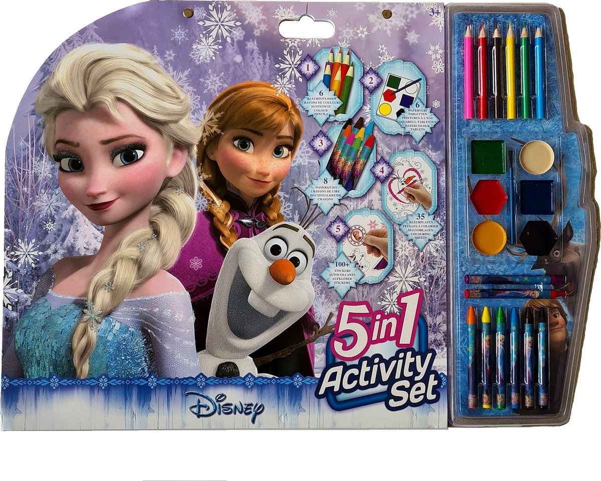 Frozen 2 Kleur en Knutselset 5in1