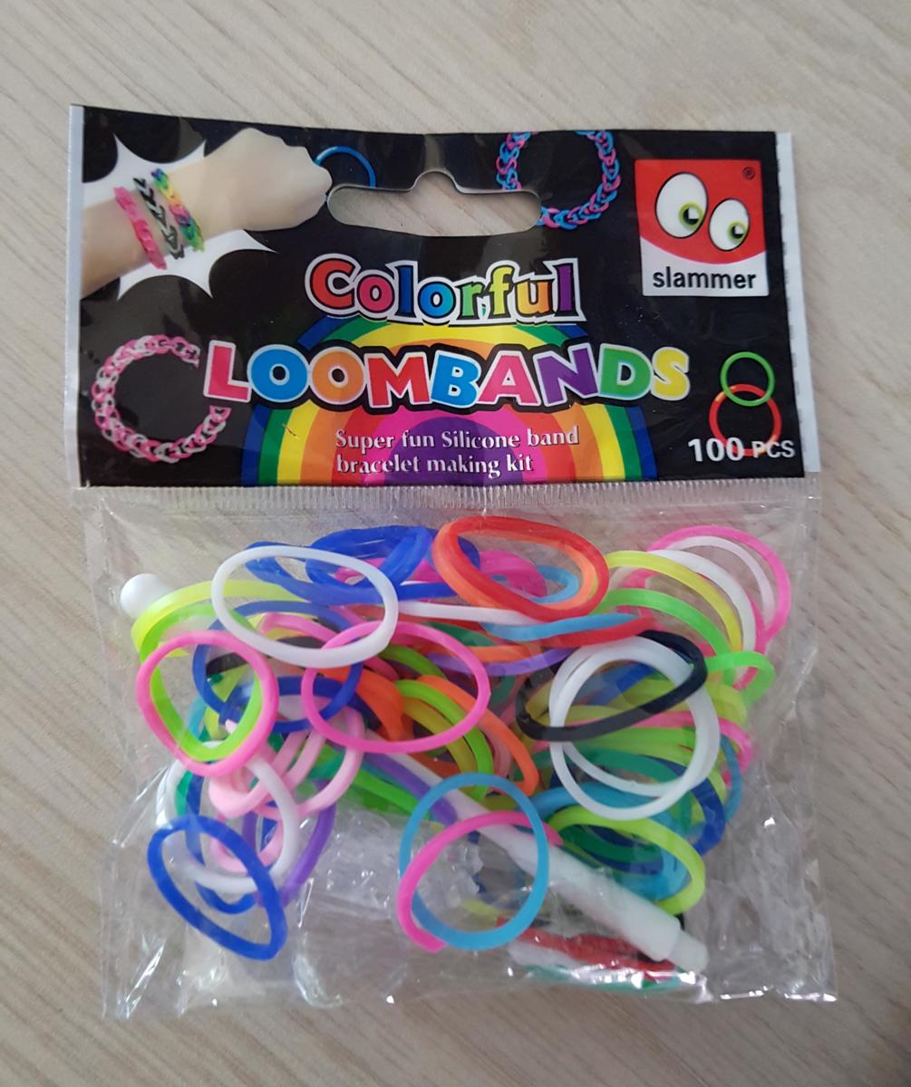 Slammer, Colorful Loombands 100pc