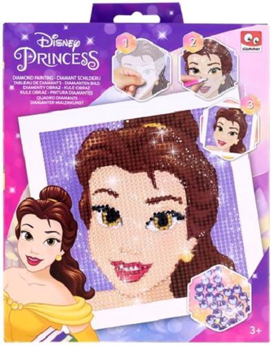 Slammer - DISNEY BELLE - DIAMOND PAINTING - DIAMOND PAINTING VOOR KINDEREN