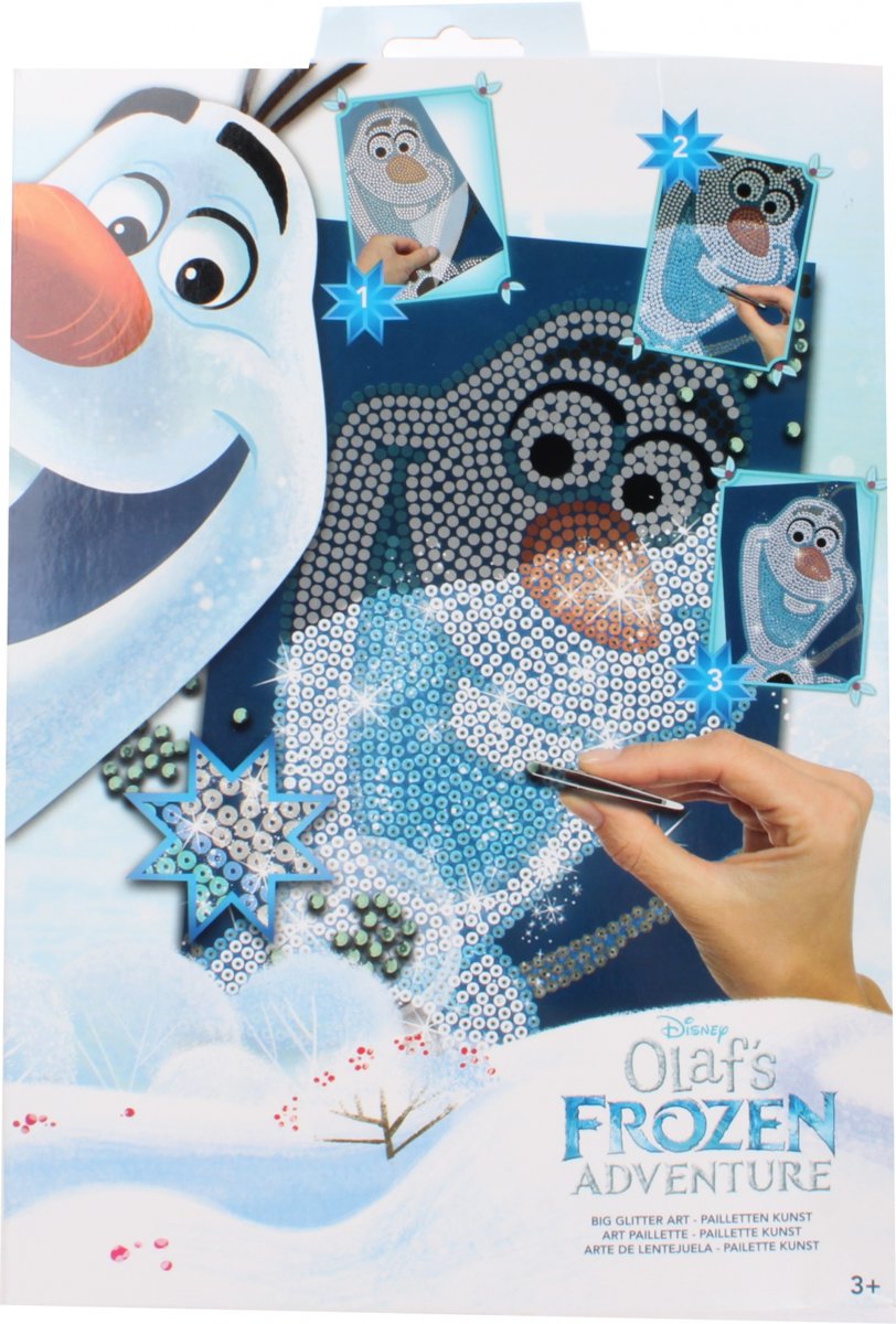 Slammer Paillettenkunst Disney Frozen Olaf 4-delig