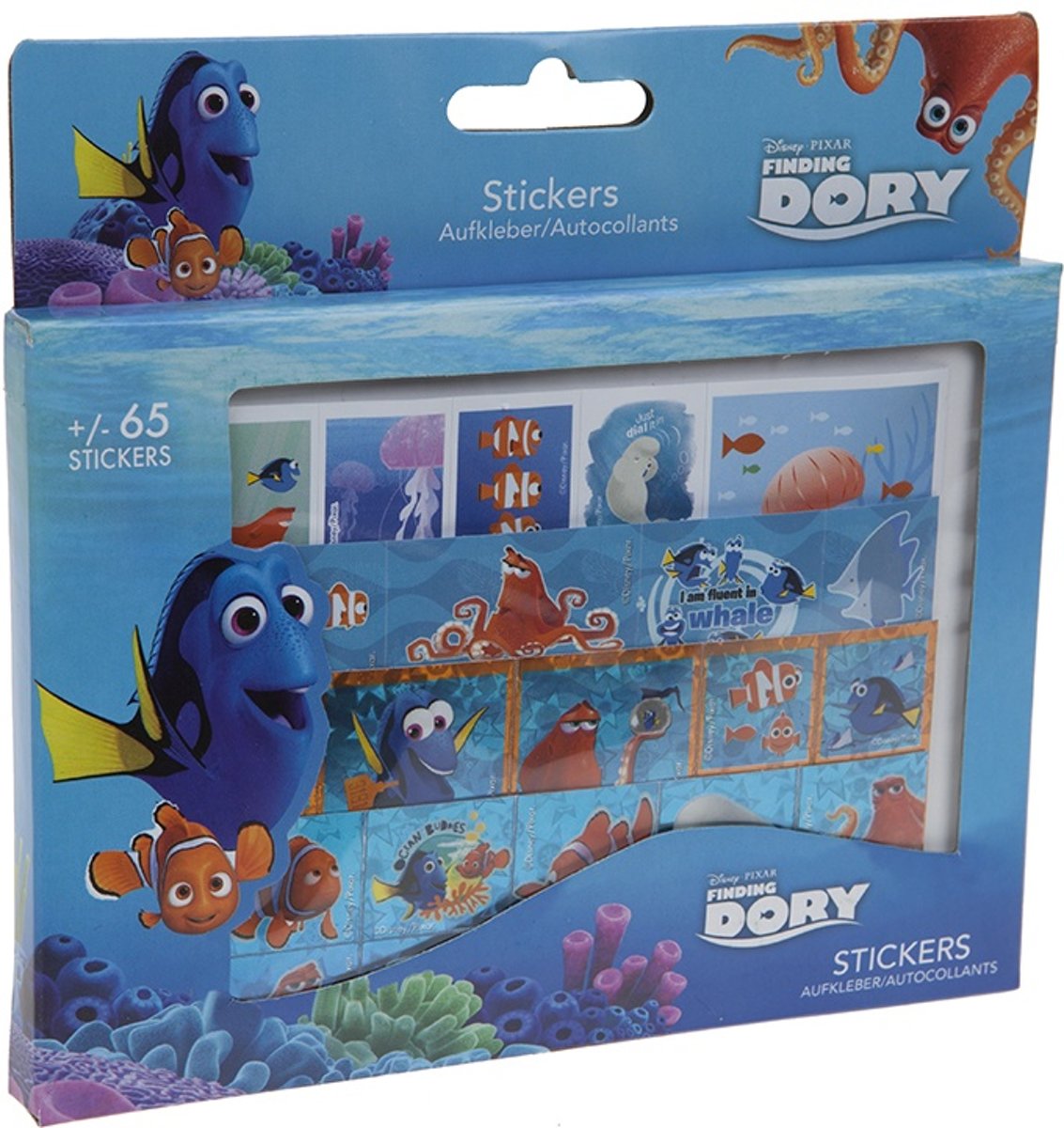 Slammer Stickers Finding Dory 65 Stuks