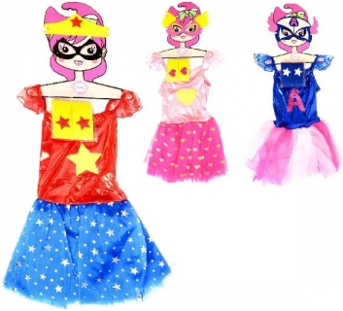 Slammer Super Hero Dress Set 3ass