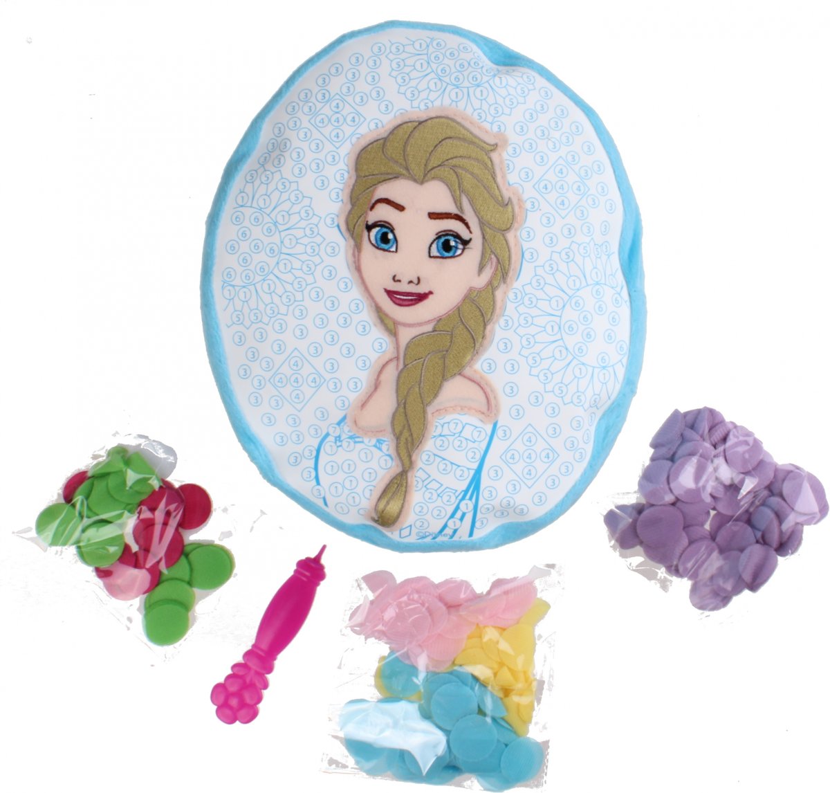 Slammer Versier Jouw Disney Frozen Toverkussen Elsa 25 Cm