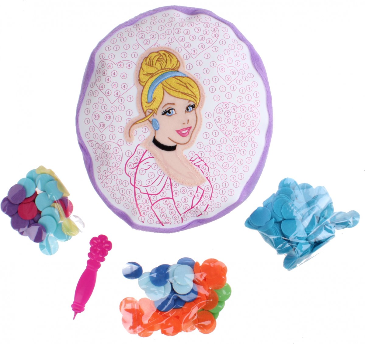 Slammer Versier Jouw Disney Princess Toverkussen 25 Cm