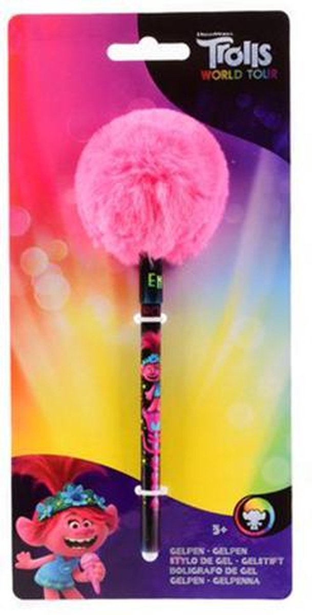 Trolls 2 pompom gelpen