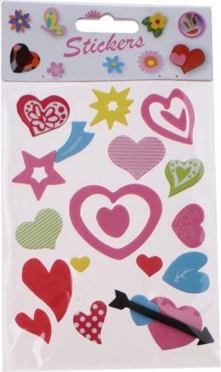 stickers liefde 17 stuks