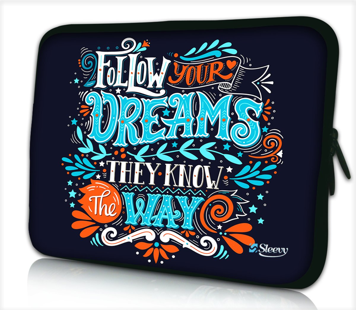 Laptophoes 11,6 inch dreams - Sleevy - Laptop sleeve - Macbook hoes - beschermhoes