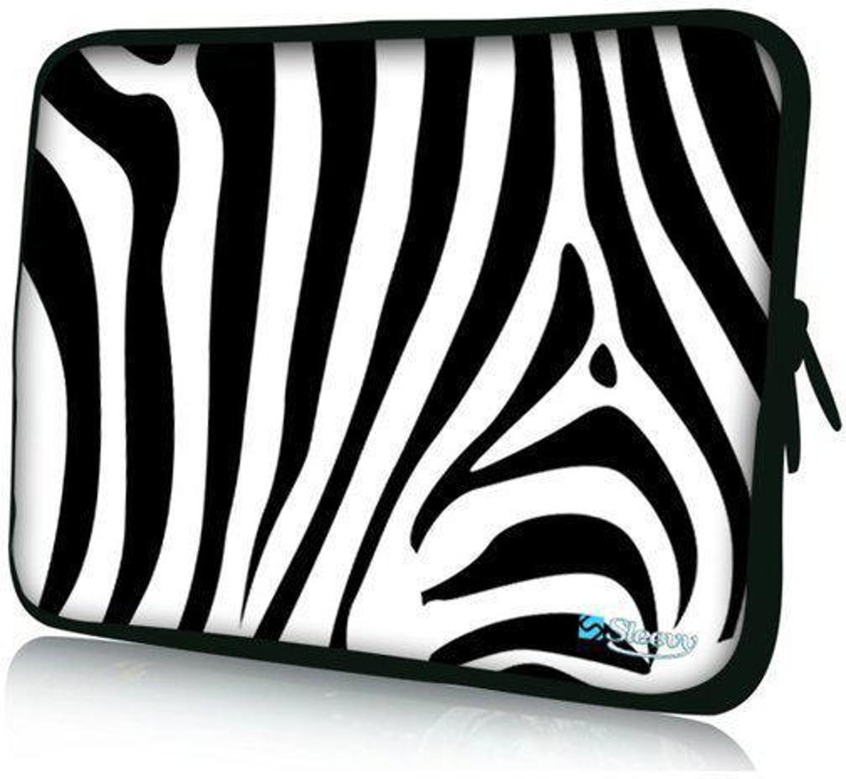 Sleevy 10,1 inch laptophoes zebra design