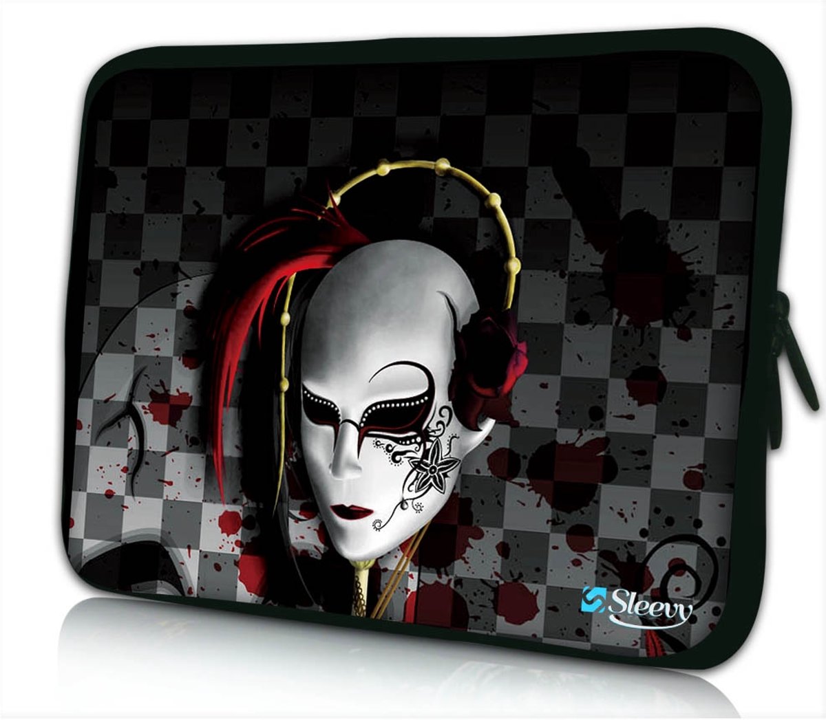 Sleevy 10 laptop/tablet hoes Venetiaans masker - tabletsleeve - tablet sleeve - ipad sleeve