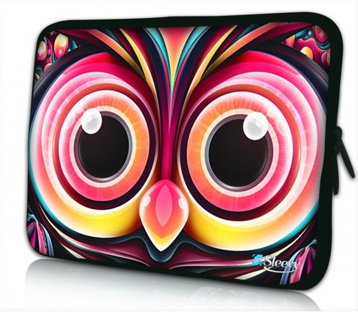 Sleevy 10 laptop/tablet hoes artistieke uil - tabletsleeve - tablet sleeve - ipad sleeve