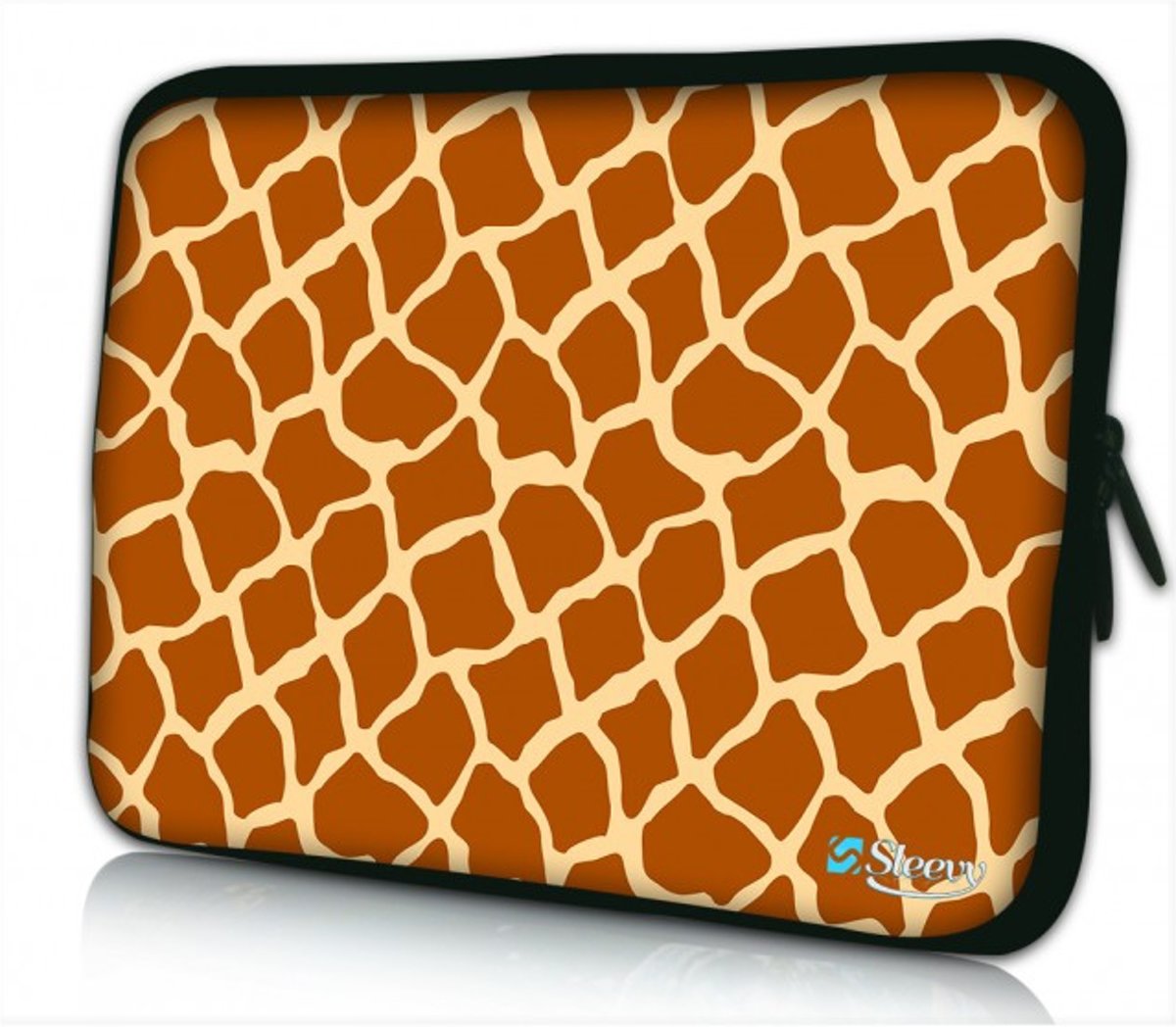 Sleevy 10 laptop/tablet hoes giraffe print - tabletsleeve - tablet sleeve - ipad sleeve