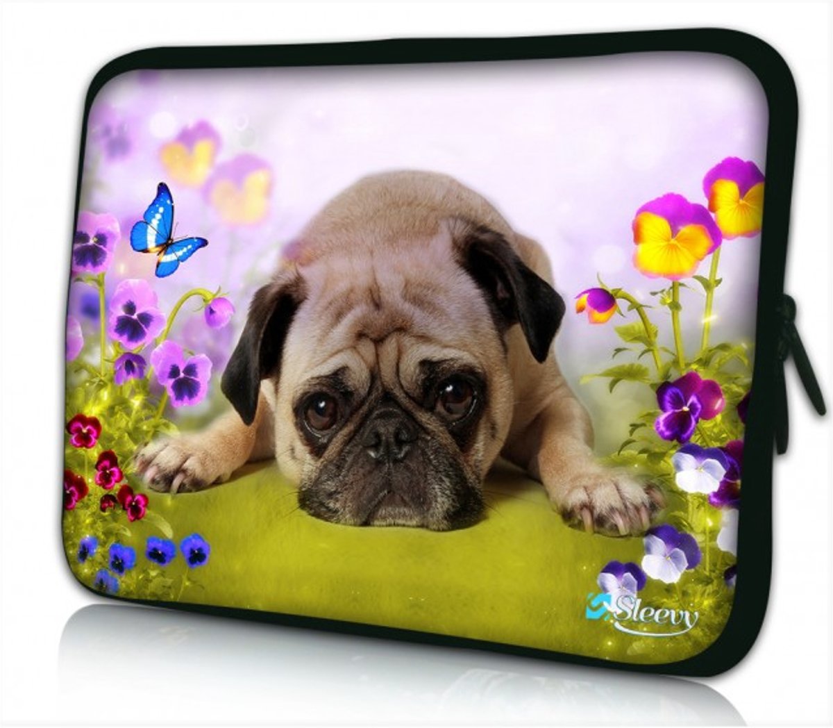 Sleevy 10 laptop/tablet hoes hond - tabletsleeve - tablet sleeve - ipad sleeve