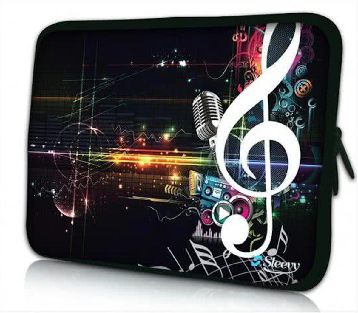 Sleevy 10 laptop/tablet hoes muzieknoot - tabletsleeve - tablet sleeve - ipad sleeve