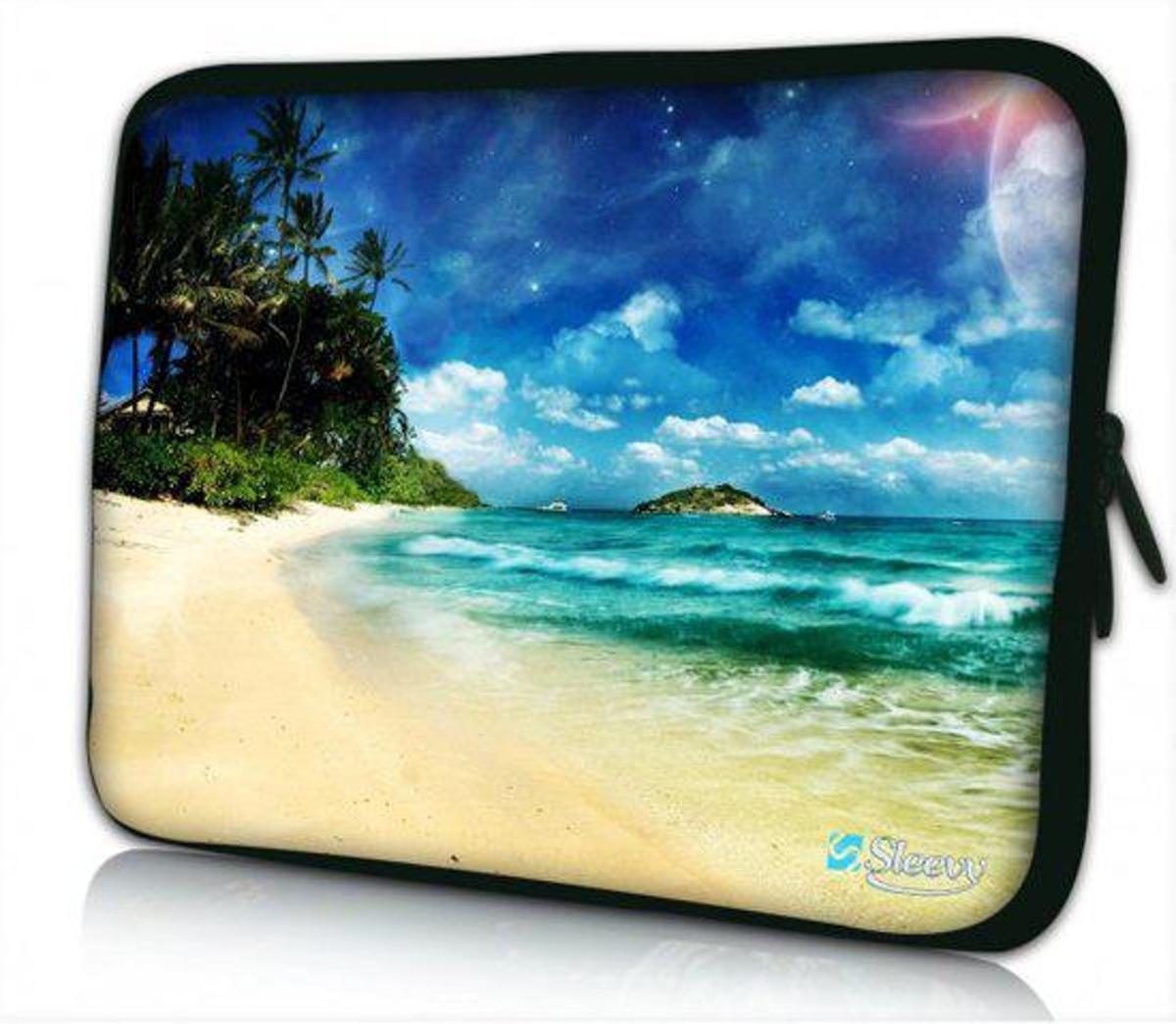 Sleevy 10 laptop/tablet hoes tropisch eiland - tabletsleeve - tablet sleeve - ipad sleeve