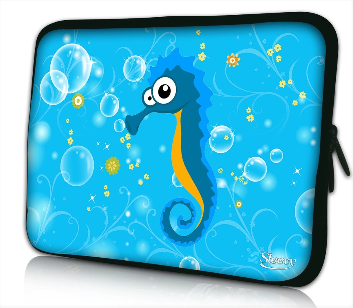 Sleevy 10 laptop/tablet hoes zeepaardje - tabletsleeve - tablet sleeve - ipad sleeve