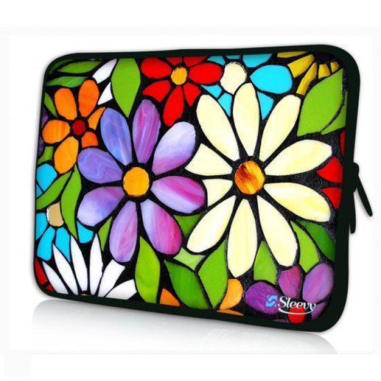 Sleevy 11,6 inch laptophoes macbookhoes bloemen