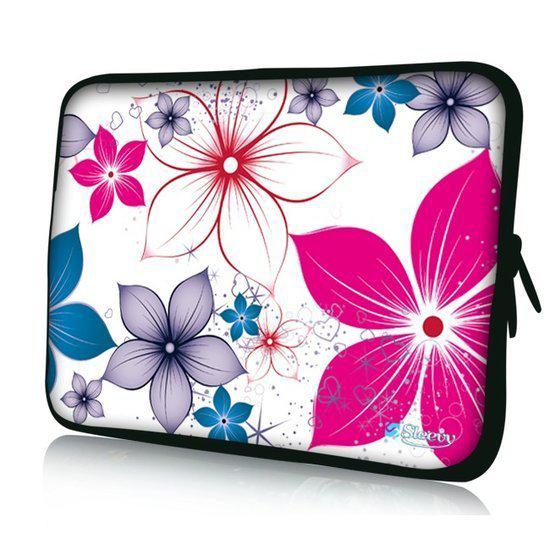 Sleevy 11,6 inch laptophoes macbookhoes fleurige bloemen