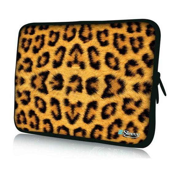 Sleevy 11,6 inch laptophoes macbookhoes luipaardprint