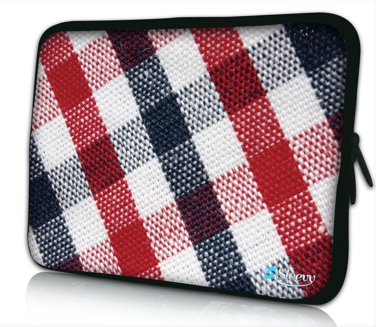 Sleevy 11.6 laptophoes ruitjes - laptop sleeve