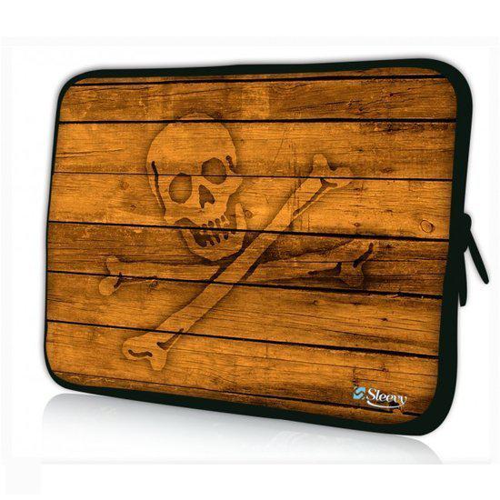 Sleevy 13,3 inch laptophoes macbookhoes piraten design