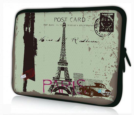 Sleevy 13.3 laptophoes postcard Paris