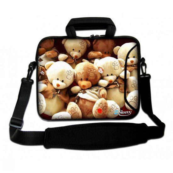 Sleevy 15,6 inch laptoptas beertjes