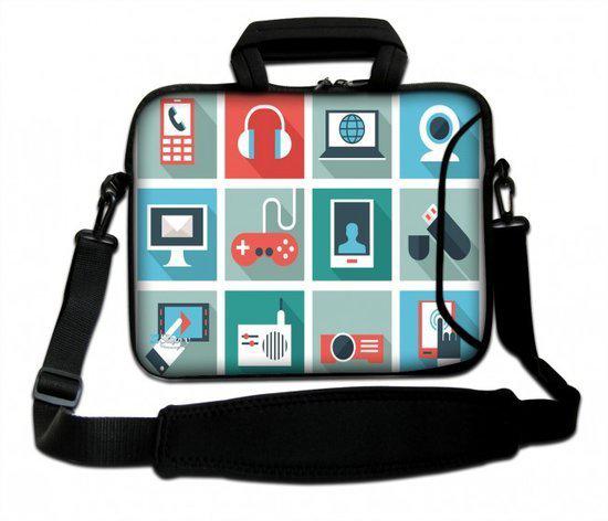 Sleevy 15.6 inch laptoptas multimedia design