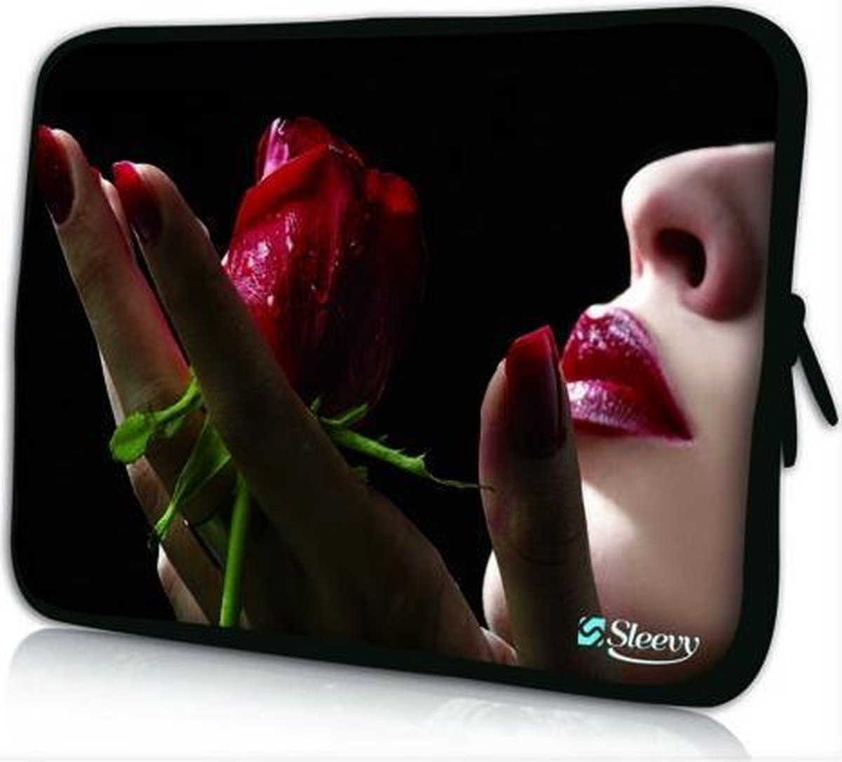 Sleevy 17,3 laptophoes roos - laptop sleeve