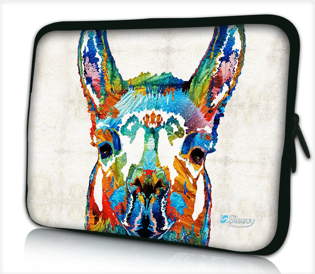 Tablet hoes / laptophoes 10,1 inch lama artistiek - Sleevy - Laptop sleeve - Macbook hoes - beschermhoes - tabletsleeve - tablet sleeve - ipad sleeve